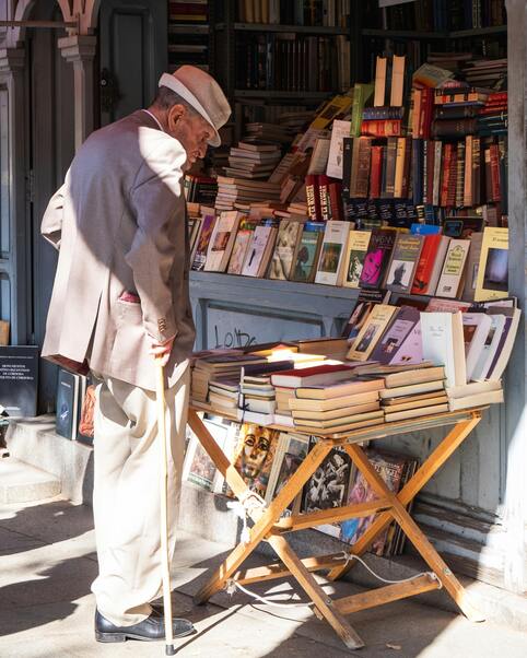 Cuesta de moyano - the booksellers street: The booksellers street in Madrid, known as "Cuesta de Moyano," is a charming and picturesque location nestled near the city's iconic Retiro Park.
