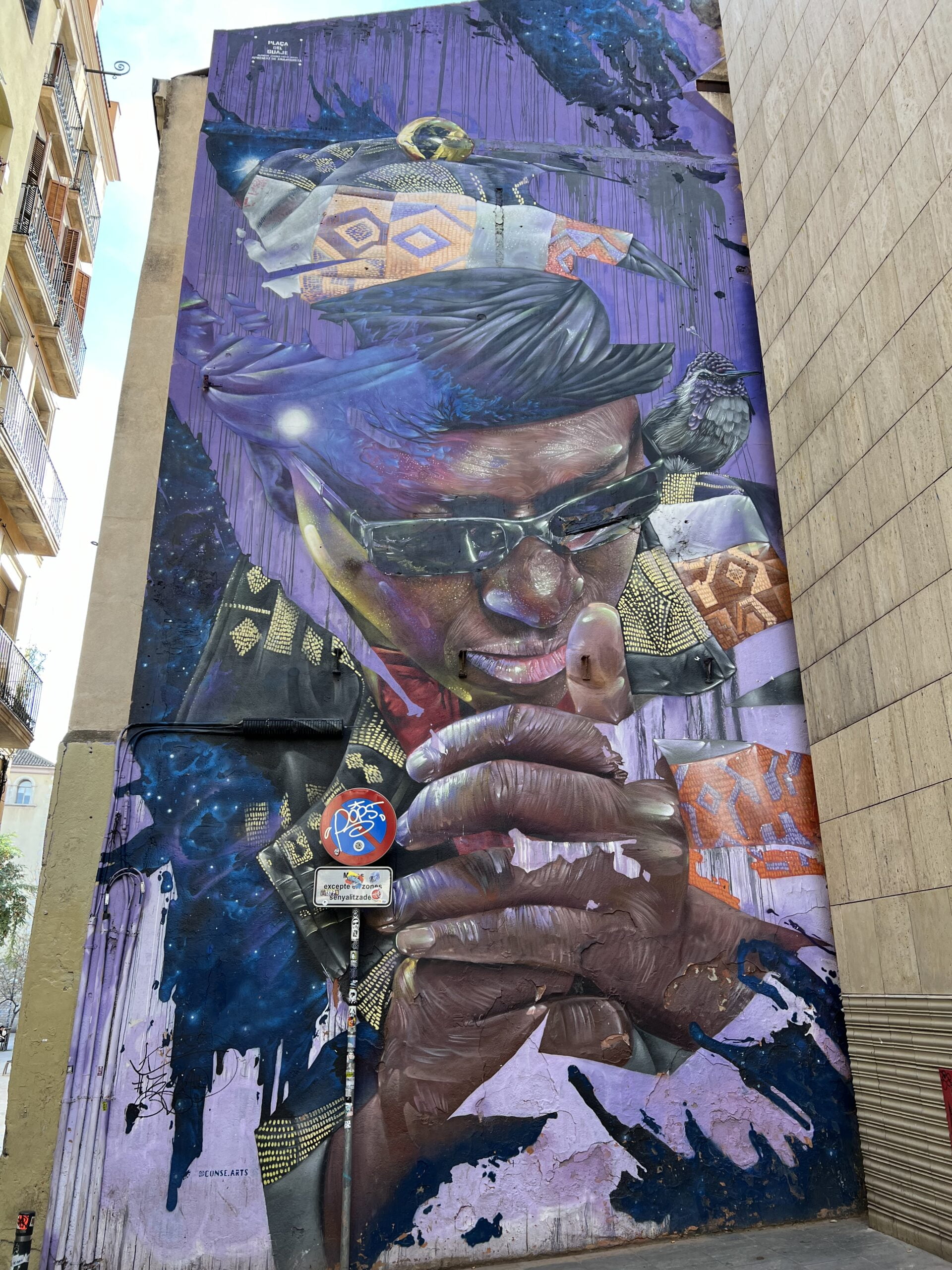 With our free tour Barcelona you can visit this beautiful wall-painting.