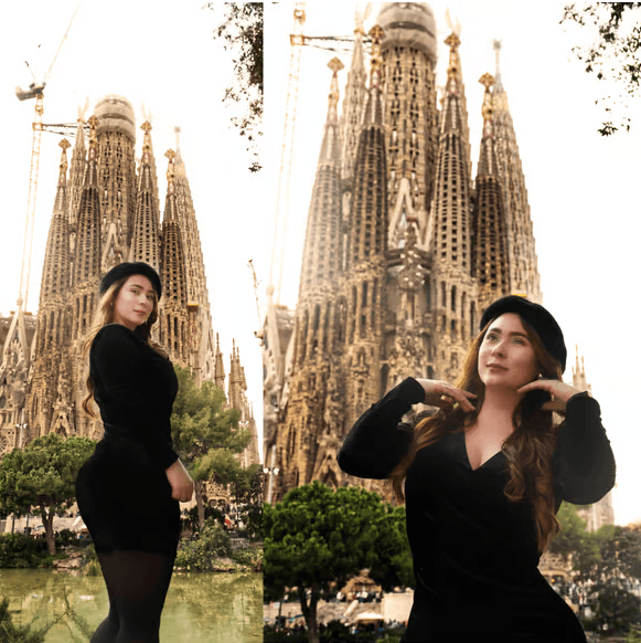 Sagrada Familia Cinematic Photoshoot
